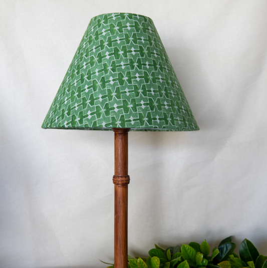 33cm Empire Lampshade - Nine Muses Textiles - Green
