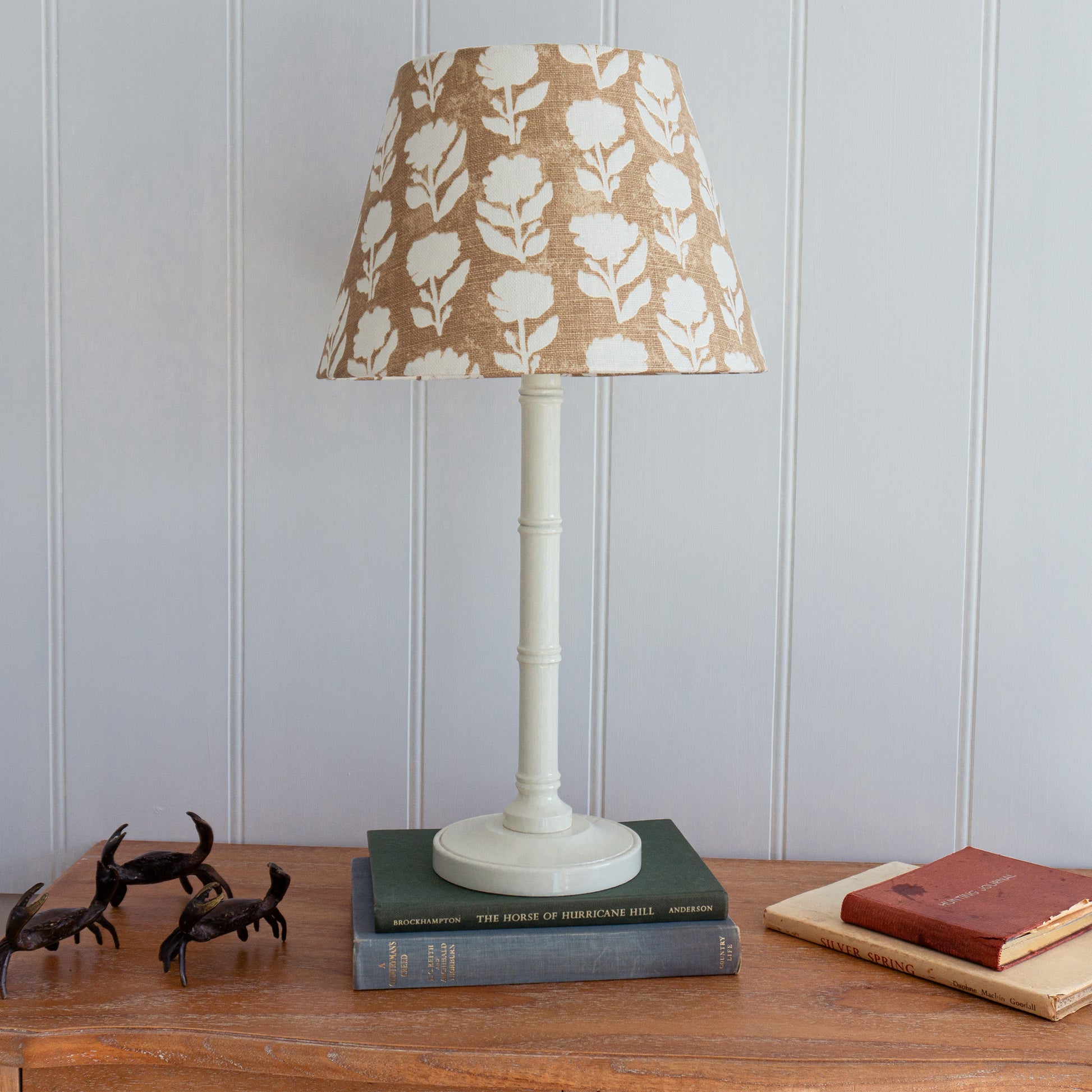 White Bamboo Lamp Base