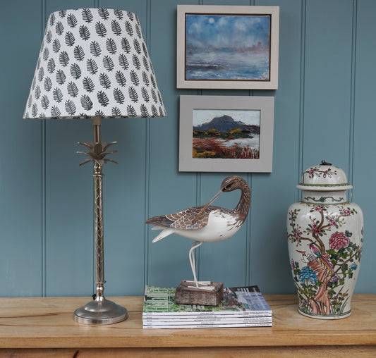 Maxi Bonded Lampshade, Birch and Ballota Custom Lampshades